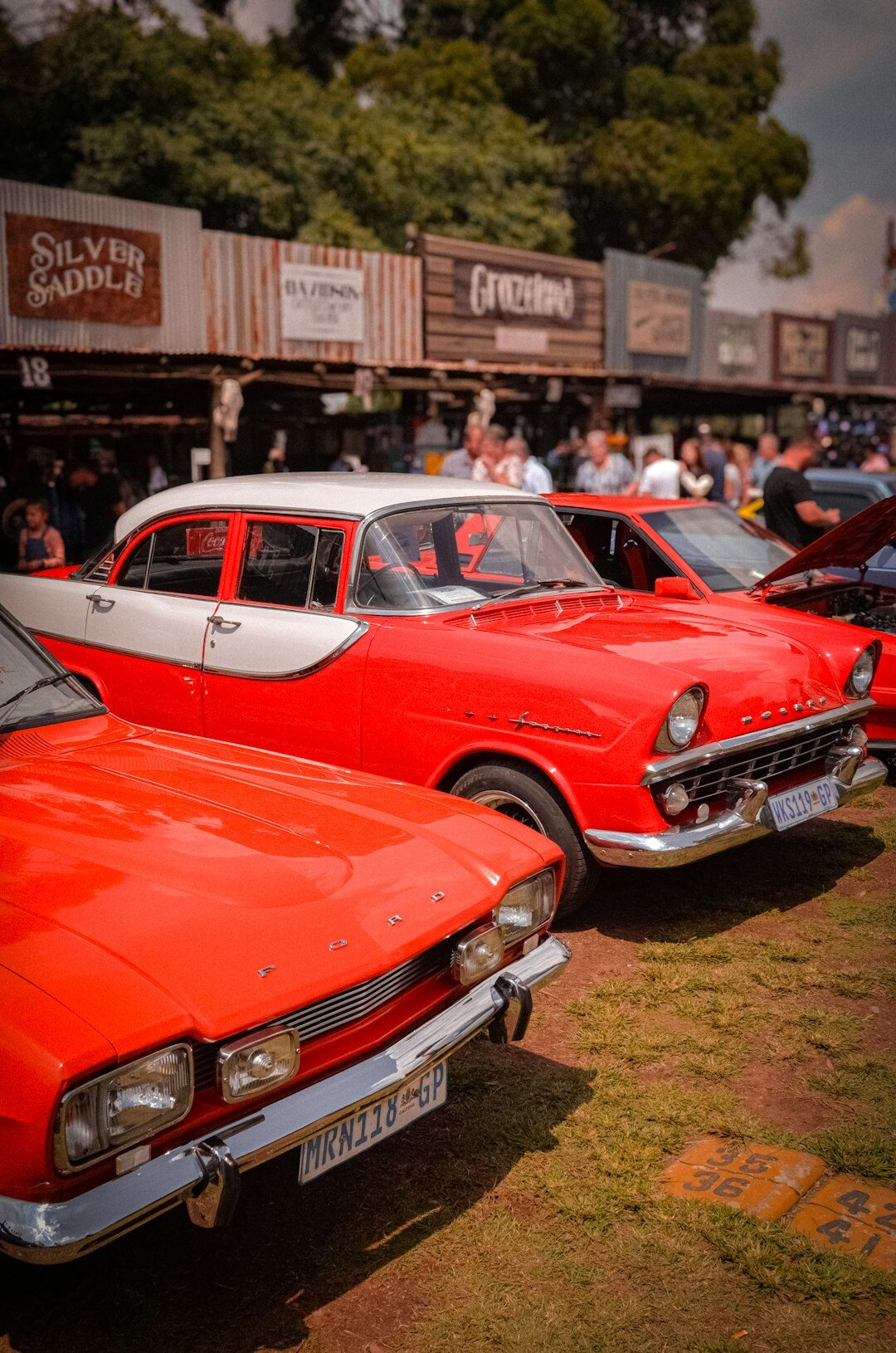 vintage car display