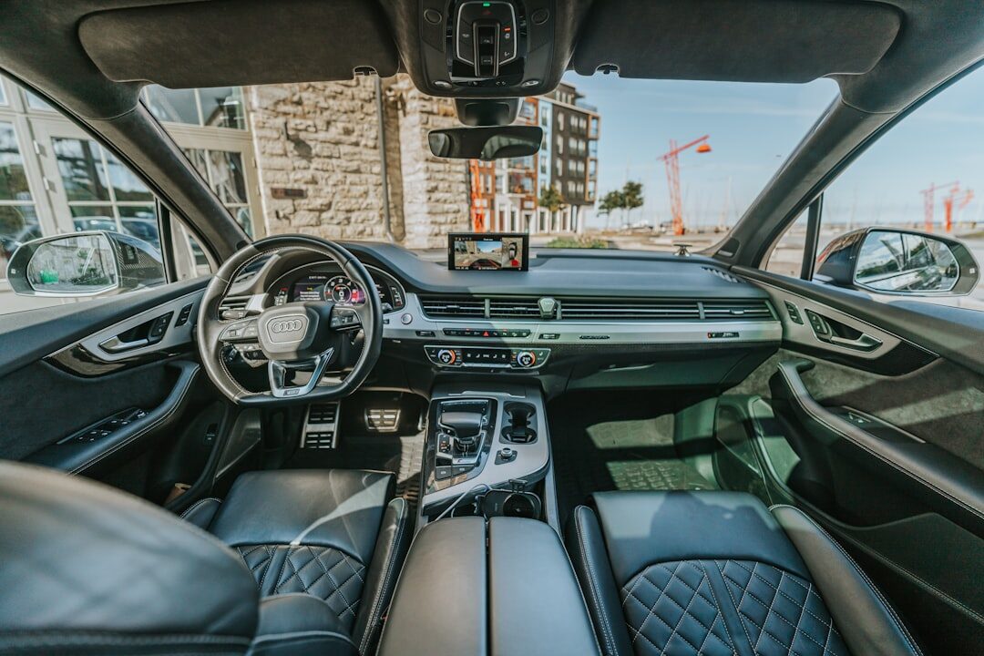luxury car interior